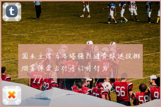 国米主席马洛塔强烈谴责球迷投掷烟雾弹袭击对方门将行为